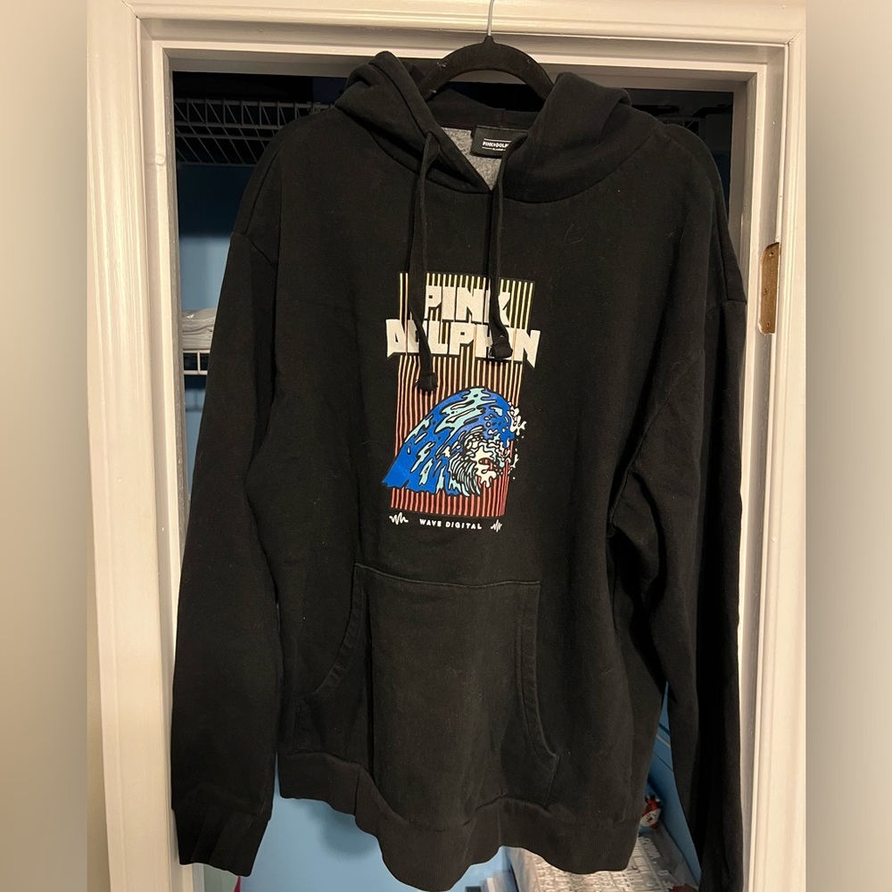 Men’s Pink Dolphin XL Hoodie